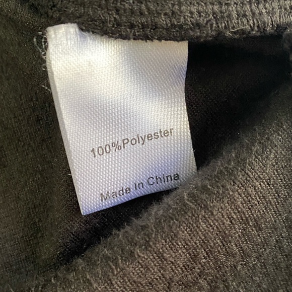 TUCKERNUCK Black Velour Kimono Sleeve Stand Collar Blouse Top XXS - Picture 4 of 8